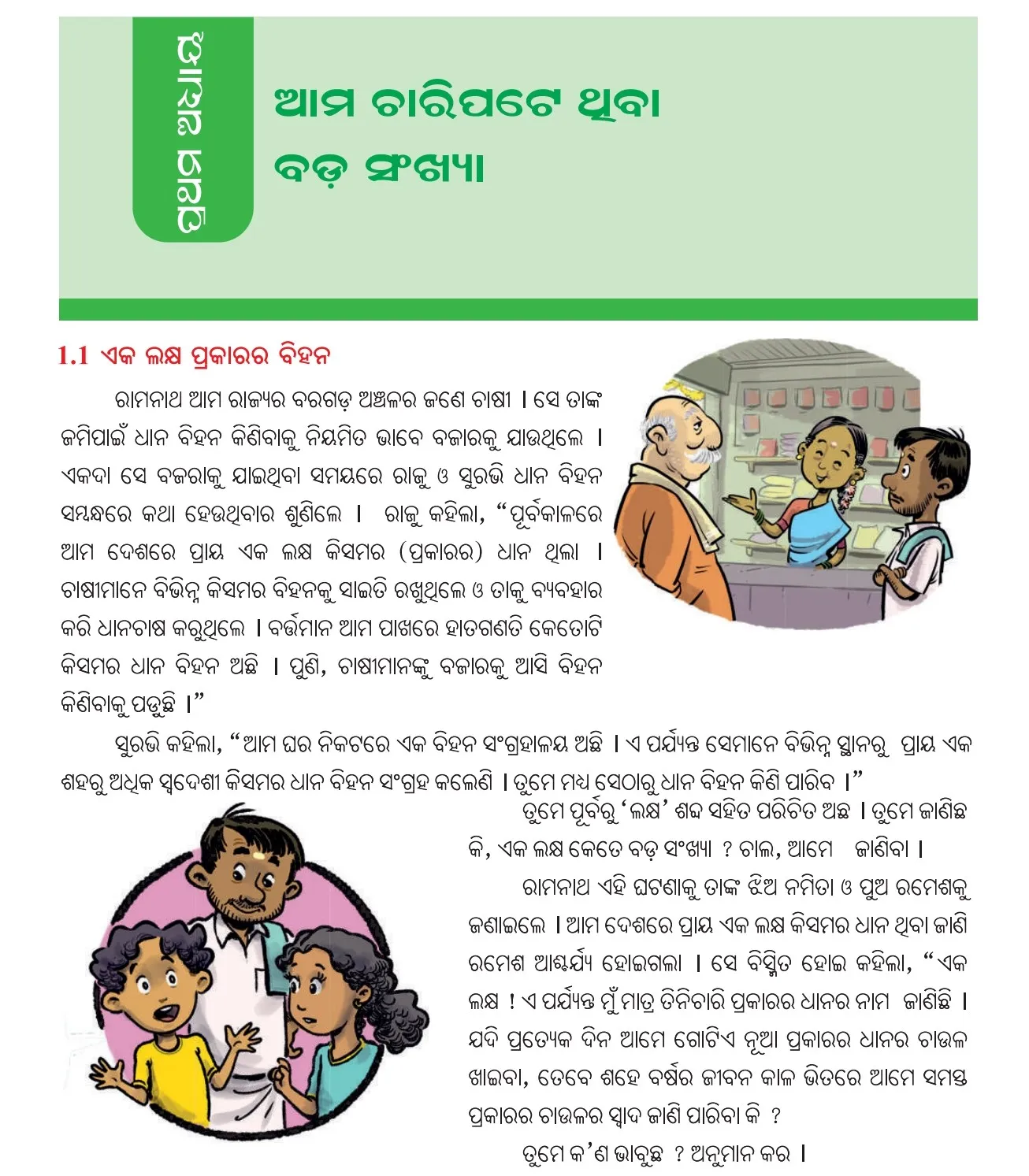 Class 7 Ganita Prakash Chapter 1 Solution Odia Medium