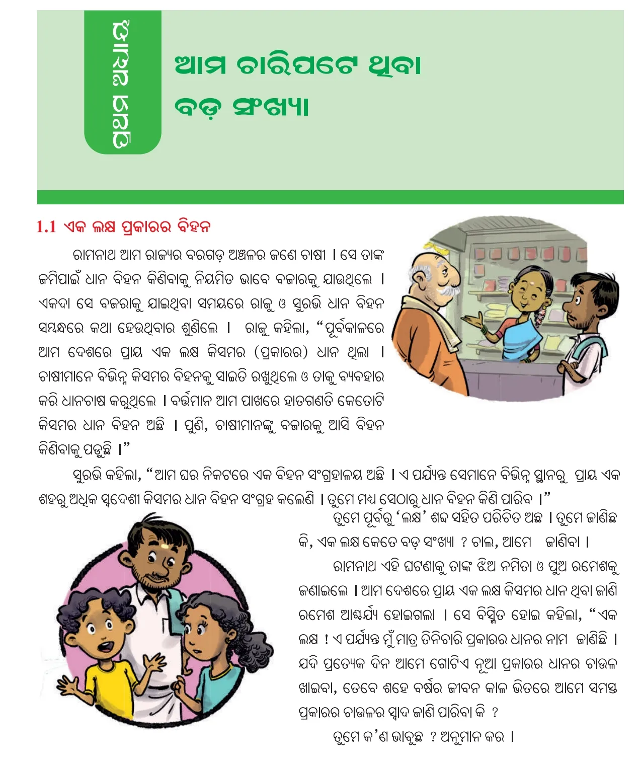 Ganita Prakash Class 7 Chapter 1 Solutions Odia Medium
