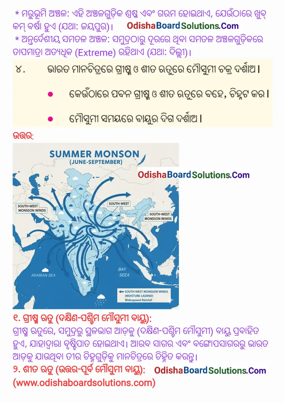 Odisha Board Class 7 Social Science Chapter 3 Question Answer